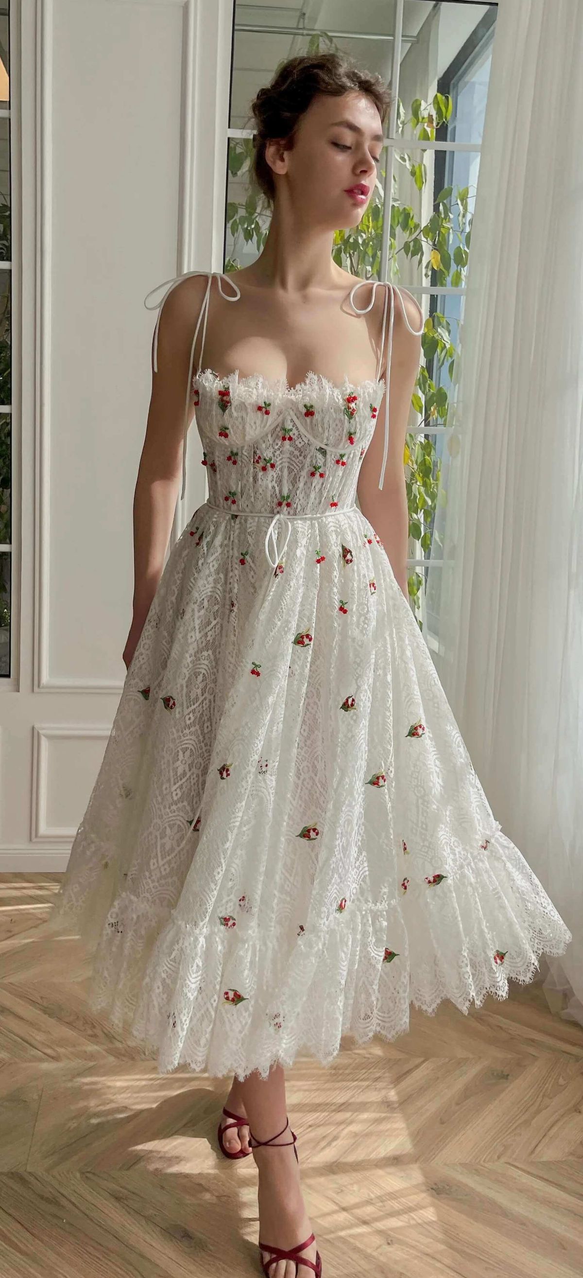 Ethereal Charm Midi Dress