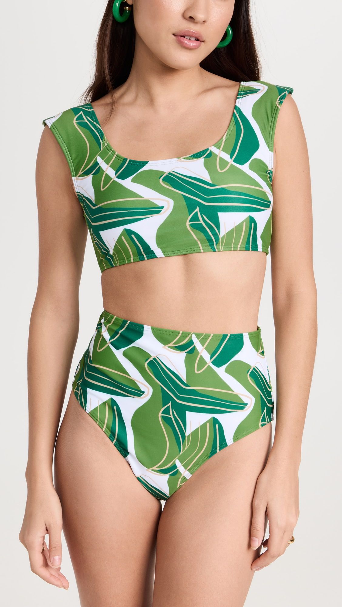 Tropical Wave Halter Bikini