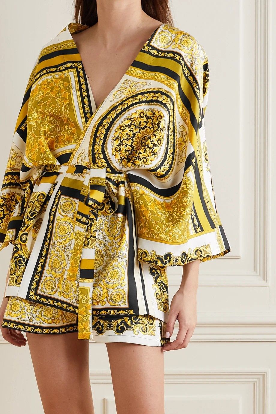 Golden Hour Wrap Blouse