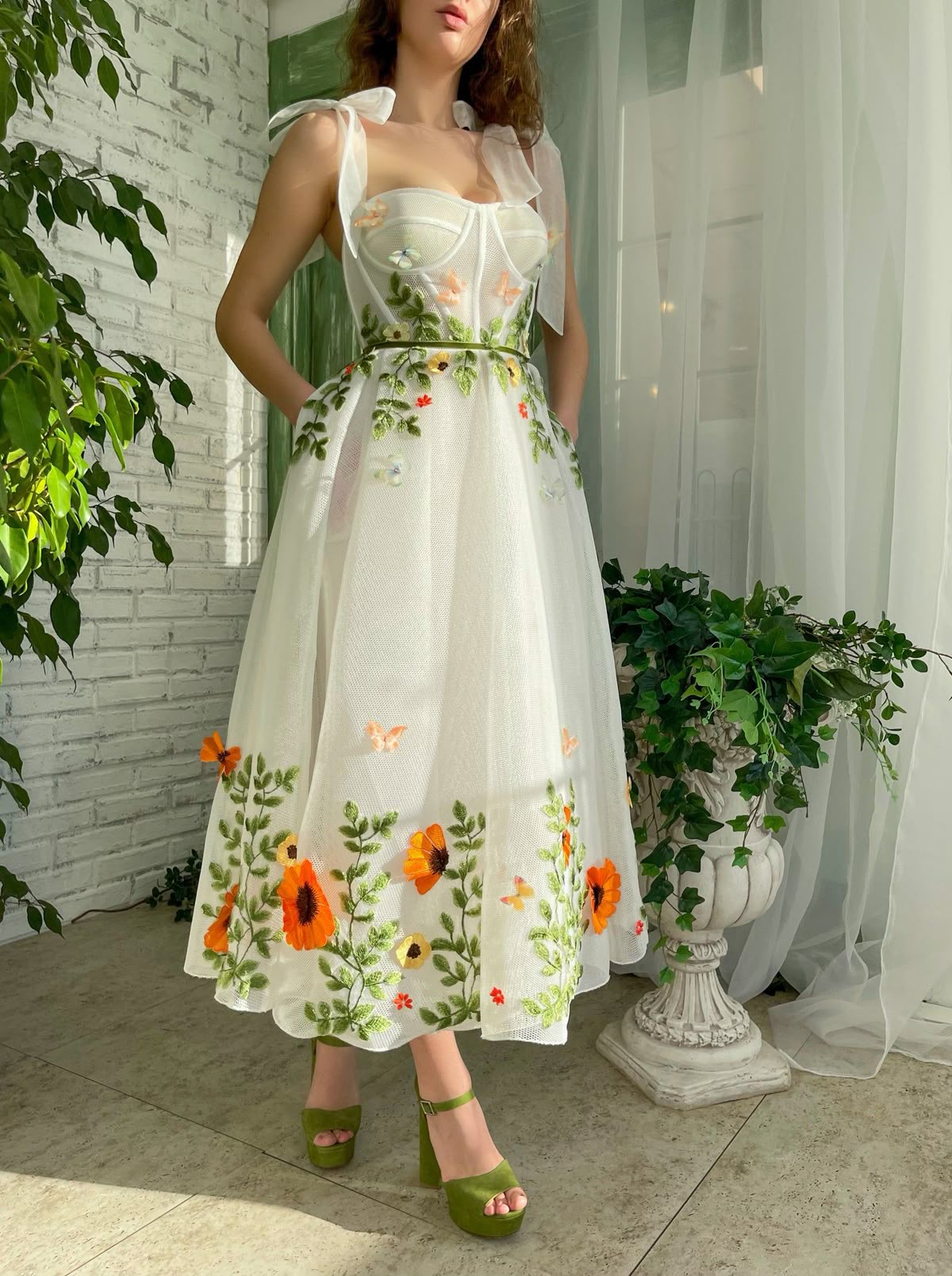 Ethereal Charm Midi Dress