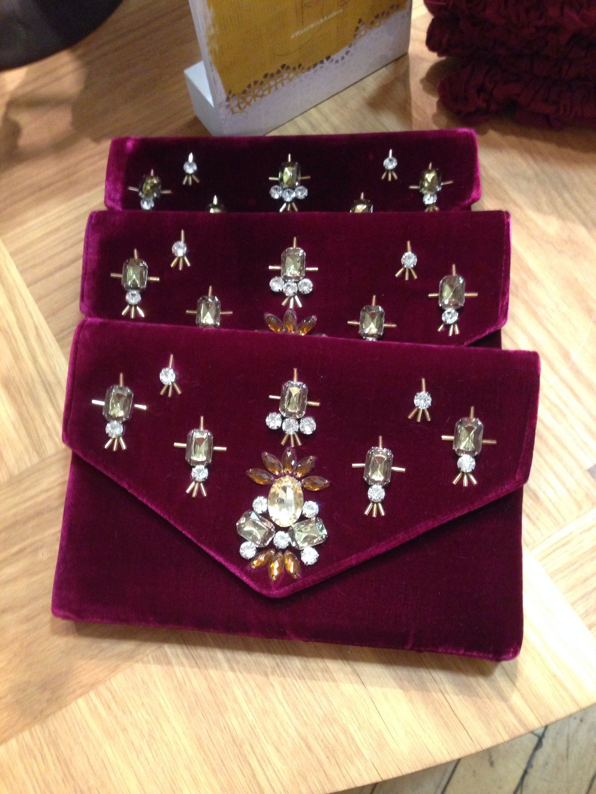 Velvet Charm Clutch