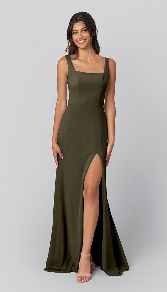 Midnight Desire Satin Gown