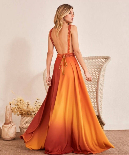 Sunset Glow Maxi Dress