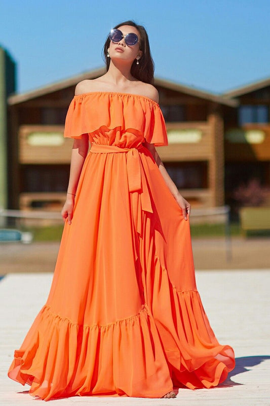 Sunset Glow Maxi Dress