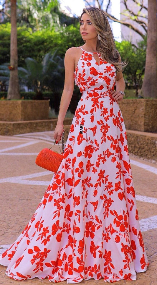 Ocean Whisper Maxi Dress