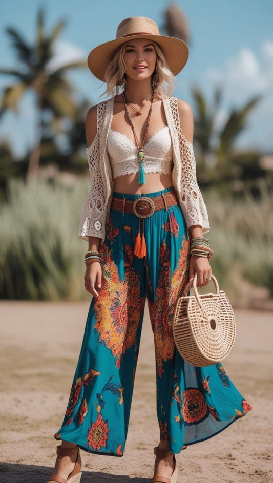Sunset Glow Boho Kimono