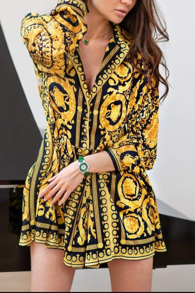 Golden Hour Wrap Blouse