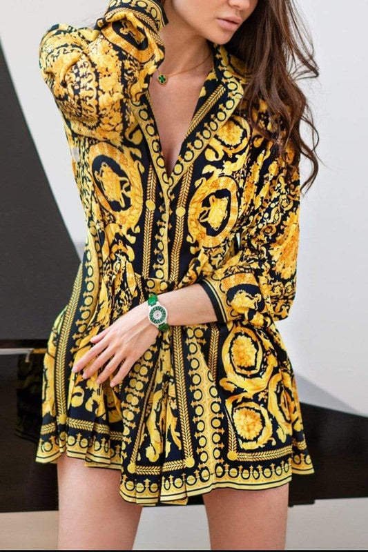 Golden Hour Wrap Blouse