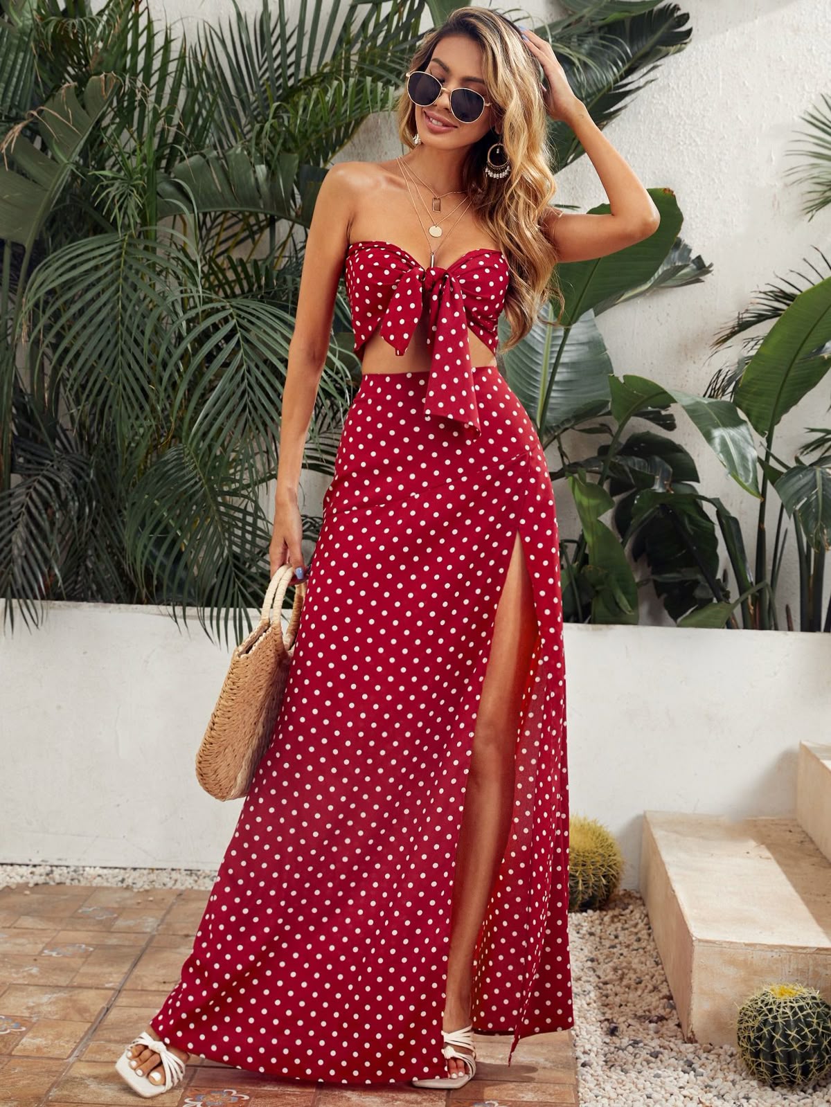 Golden Sands Midi Skirt