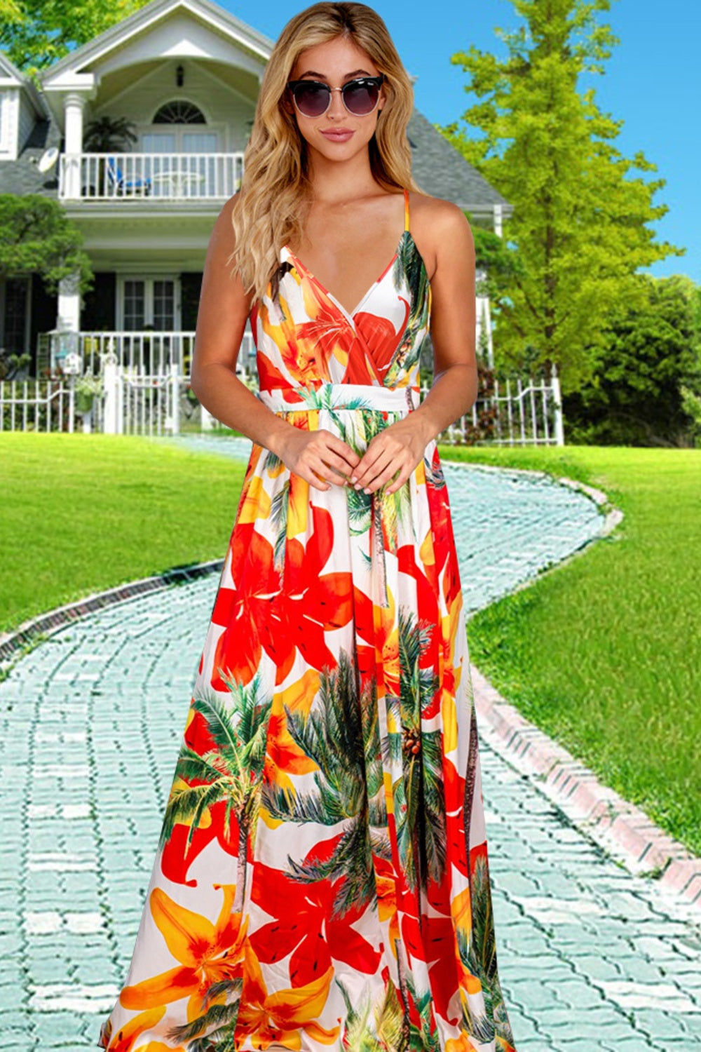 Ocean Whisper Maxi Dress